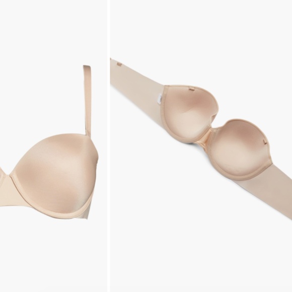 NEW Spanx Up for Anything Strapless Bra Champagne Beige Size 36DD - Picture 5 of 9